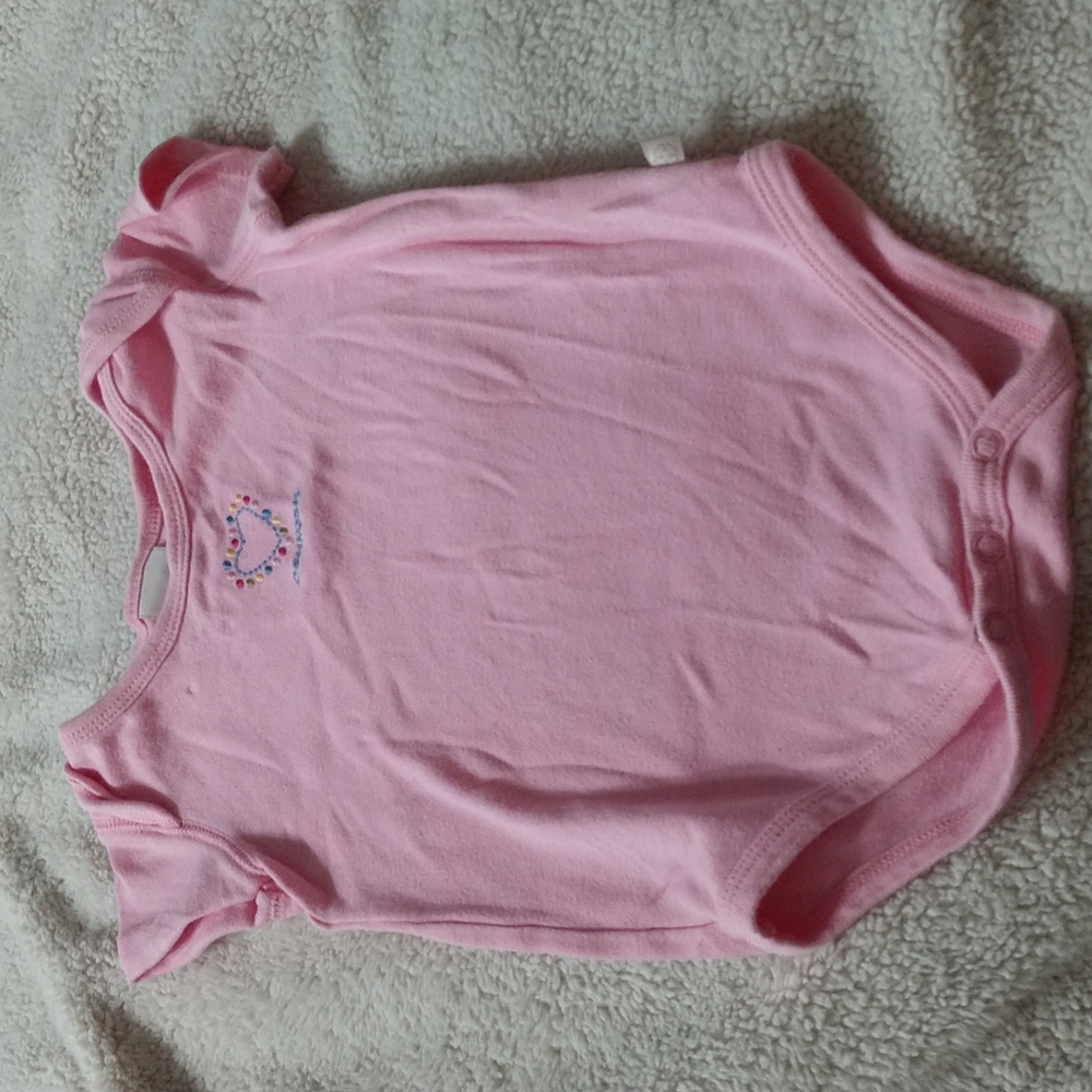 3/$15 Vintage OshKosh Baby Girl Onesie